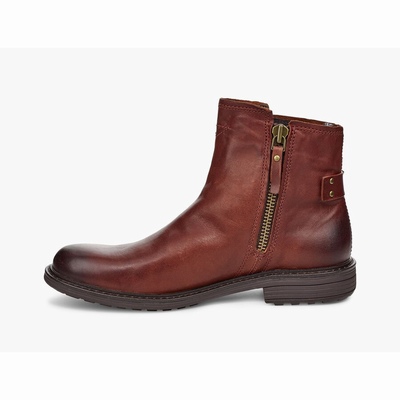 Botas UGG Morrison Pull-On Homem Marrom Escuro | PT-WFAYR